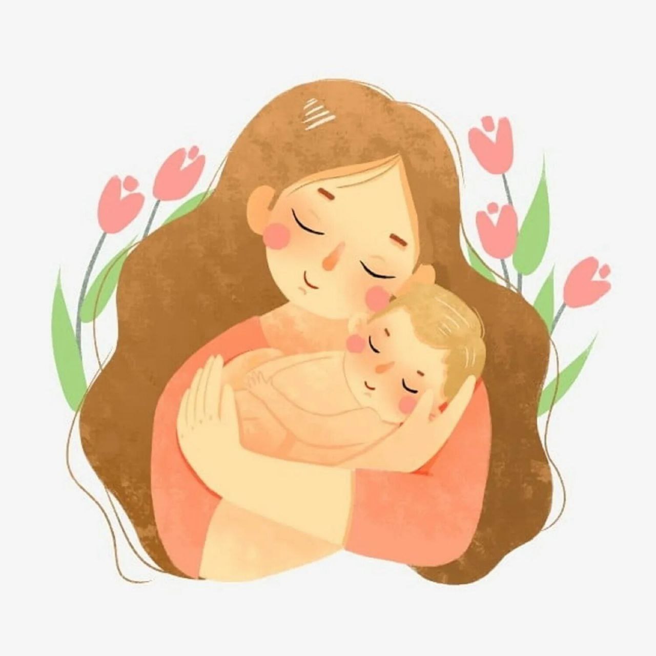 Нежный заботливый добрый. Рисунки ко Дню матери красивые. Мама и ребенок иллюстрация. Рисунок маме на день матери. Мама картинка для детей.