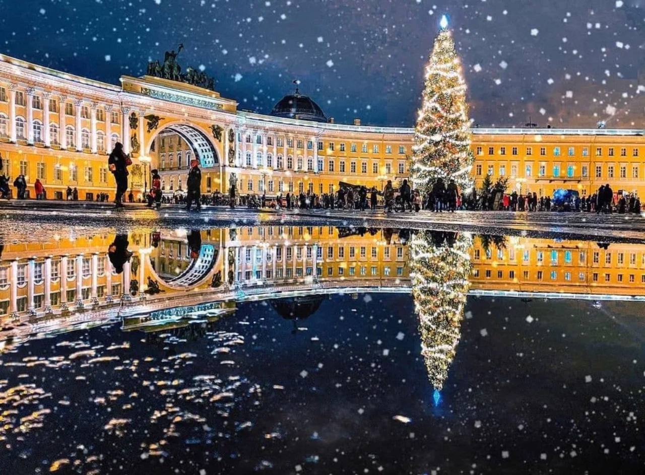 Фото Зимнего Праздничного Питера