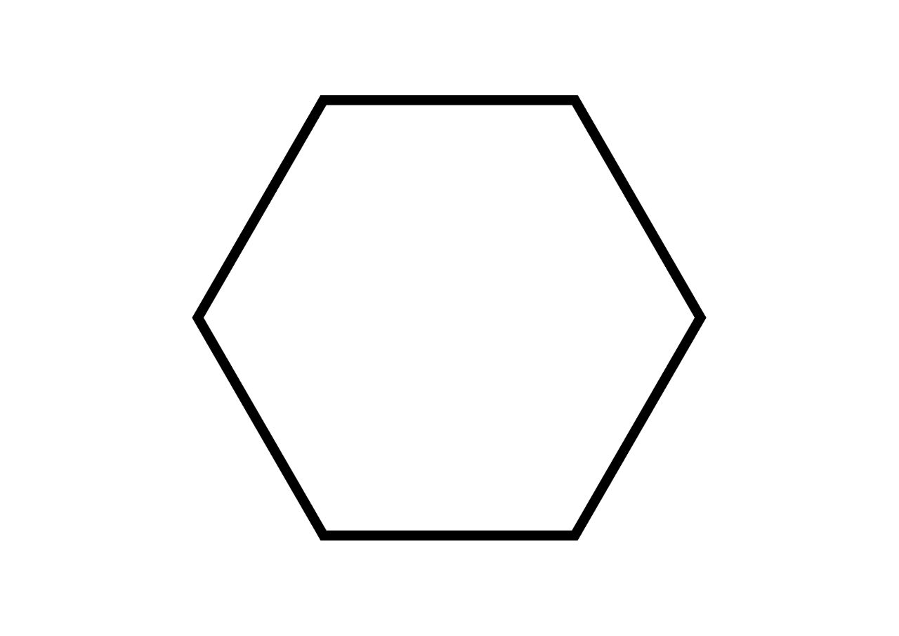 Как можно нарисовать шестиугольник
