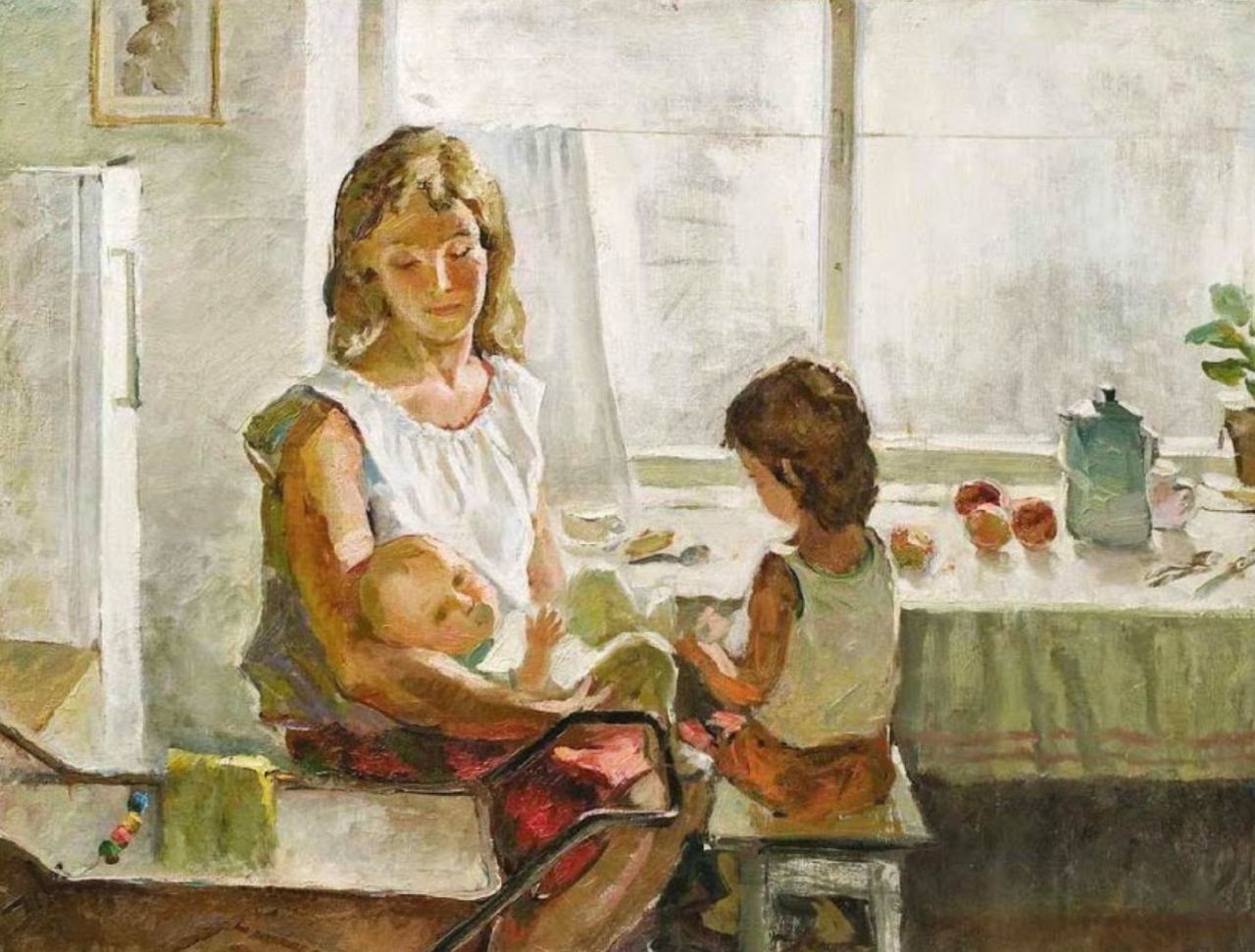 Русскую маму в е. Дети в Советской живописи.